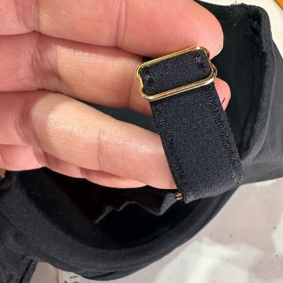 Soma Embraceable Full Coverage Lace Trim Underwire Black Bra - Size 36DD - Picture 9 of 12